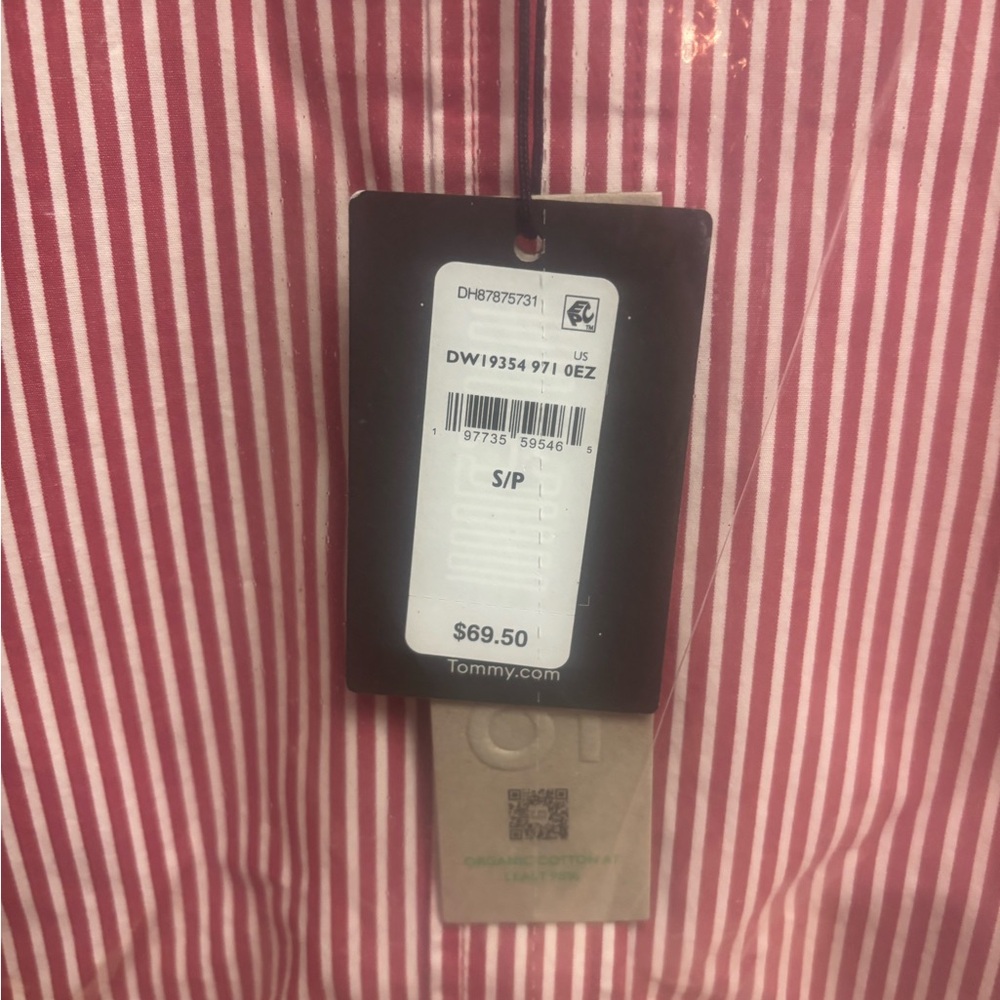 Tommy Hilfiger Jeans woman’s cropped poplin shirt - Picture 6 of 9